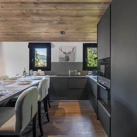 Superbe Proche Centre Avec Balcon Et Garage A - Fr-1-569-166 Apartment Megeve